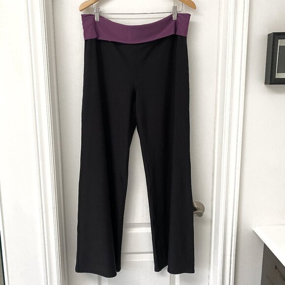 Gap Body - Y2K Purple-banded Yoga Pants - Picture 1 of 9
